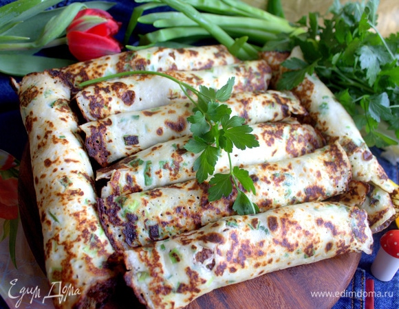 Картофельные блины с ветчиной