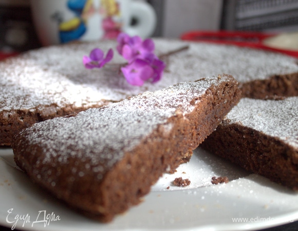 Шоколадный пирог на кокосовом масле