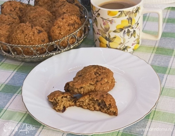Кофейное овсяное печенье Кофейное овсяное печенье