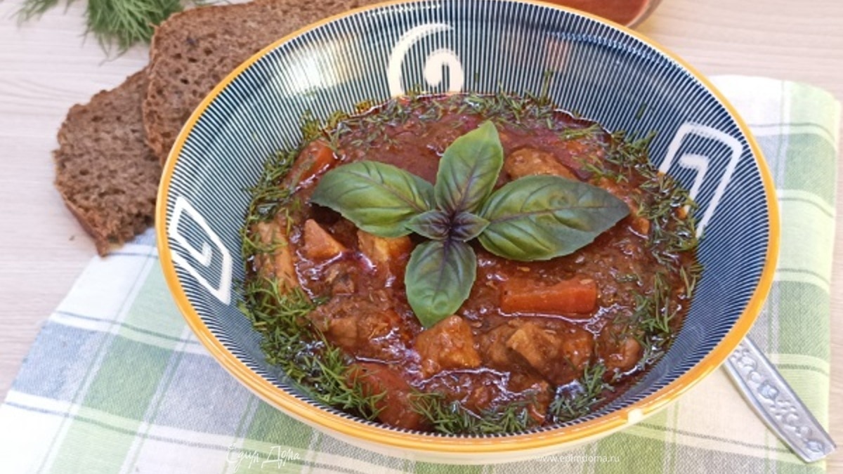 Гуляш из свинины по-чешски