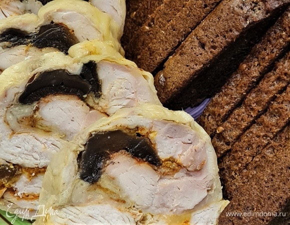 Рулет из курицы с грибами Рулет из курицы с грибами