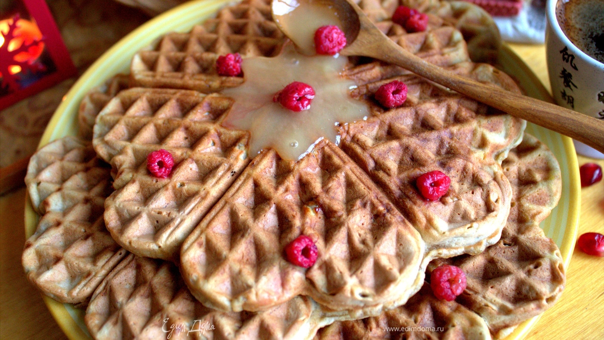 Банановые вафли