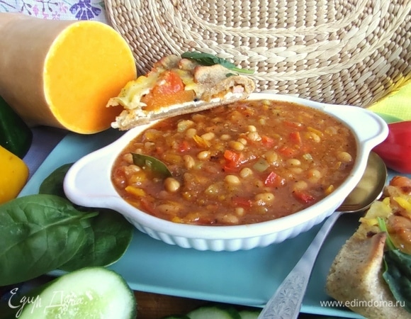 Фасолевый суп с тыквой Фасолевый суп с тыквой