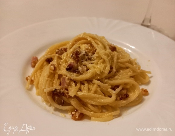 Паста а-ля карбонара
