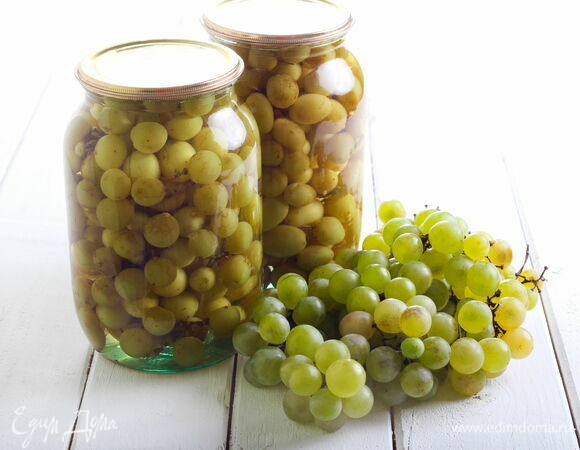 Виноград в сиропе на зиму Виноград в сиропе на зиму