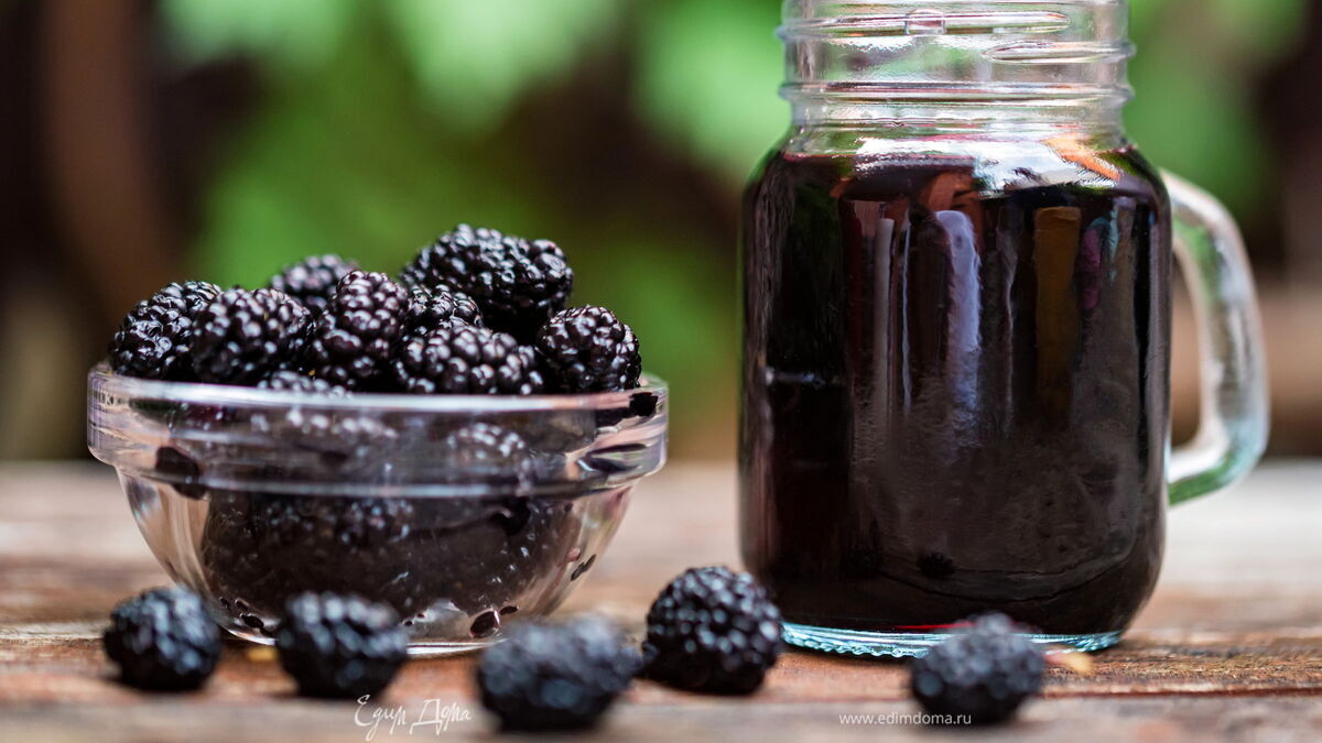 Компот из ежевики
