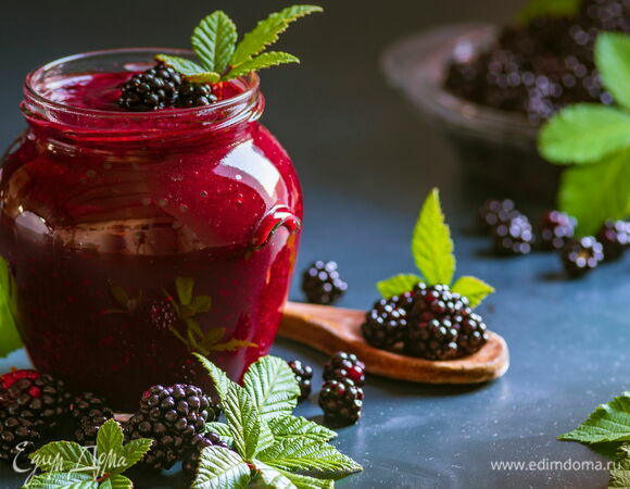 Джем из ежевики с агар-агаром Джем из ежевики с агар-агаром
