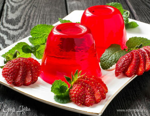 Желе из клубники с агар-агаром Желе из клубники с агар-агаром