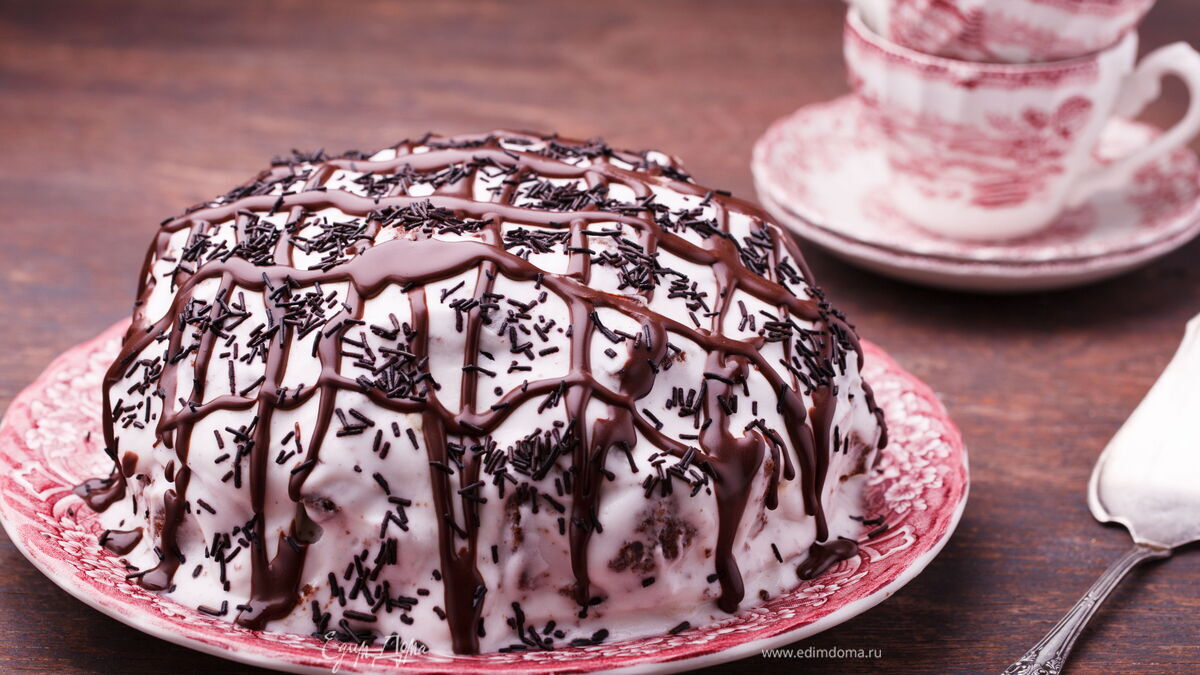 Торт панчо с клубникой