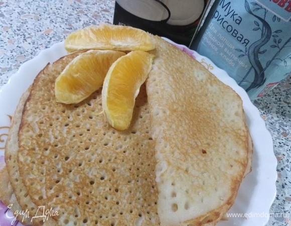 Рисовые блинчики на кокосовом молоке