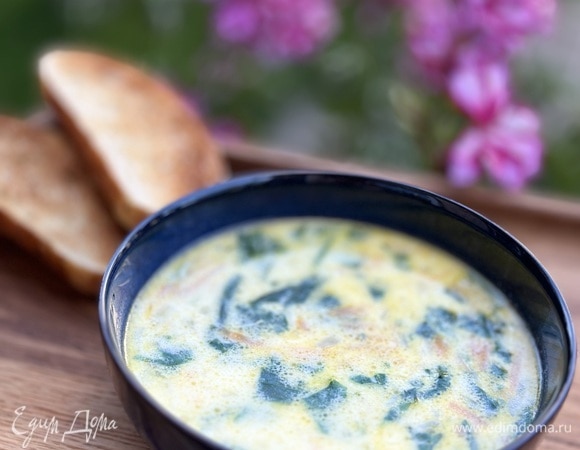 Сливочный куриный суп с ньокками Сливочный куриный суп с ньокками