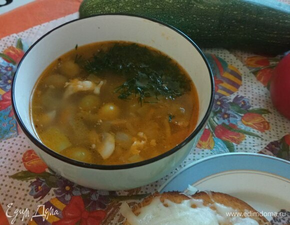 Куриная похлебка по-черногорски Куриная похлебка по-черногорски