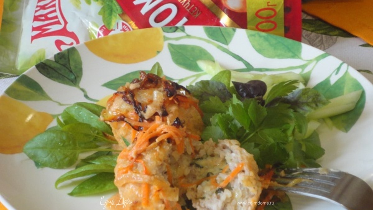 Тефтели с сырной начинкой