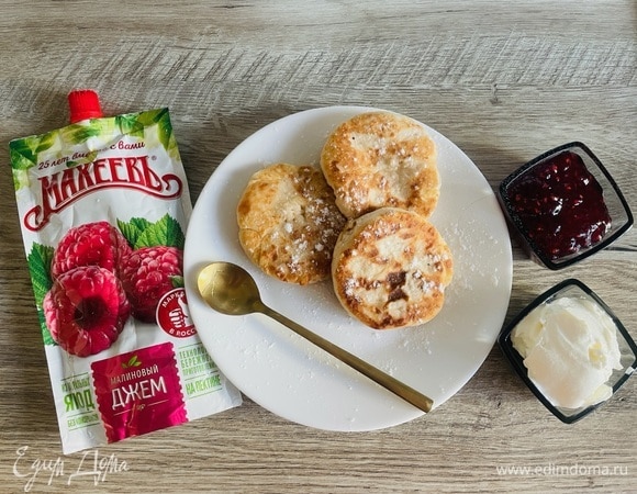 Малиновые сырники 