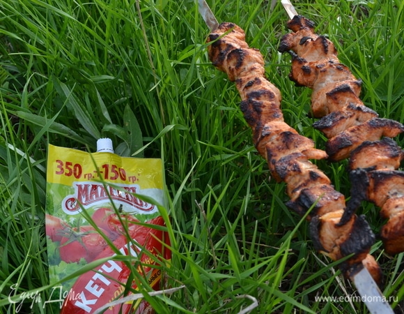 Шашлык из индейки в кефирном маринаде