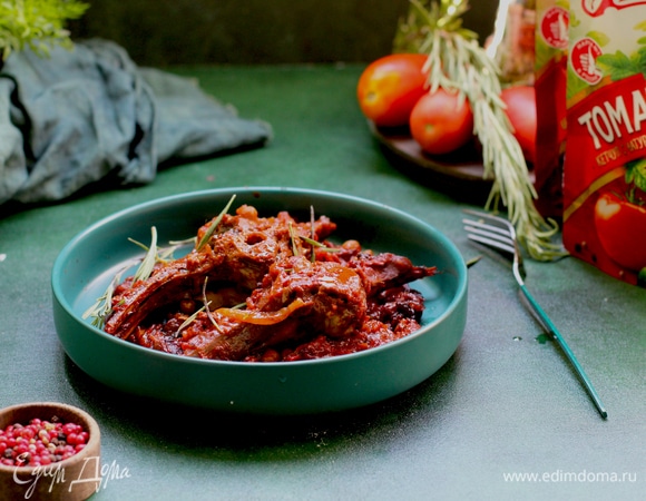 Рагу из баранины с нутом и черносливом Рагу из баранины с нутом и черносливом