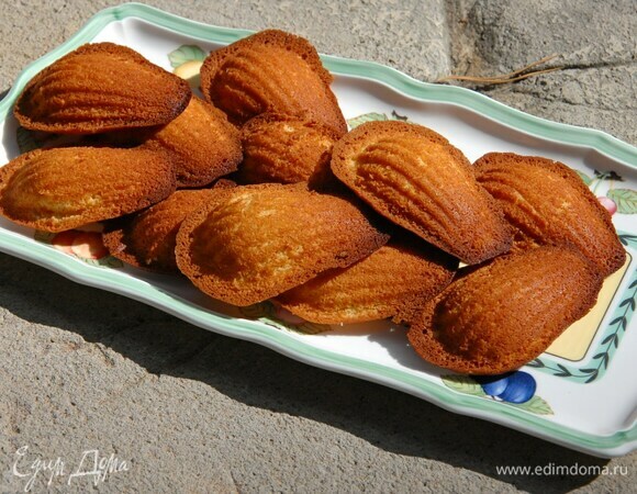Печенье «Мадлен» с бергамотом и медом Печенье «Мадлен» с бергамотом и медом