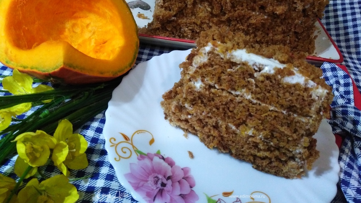 Пирог из тыквы