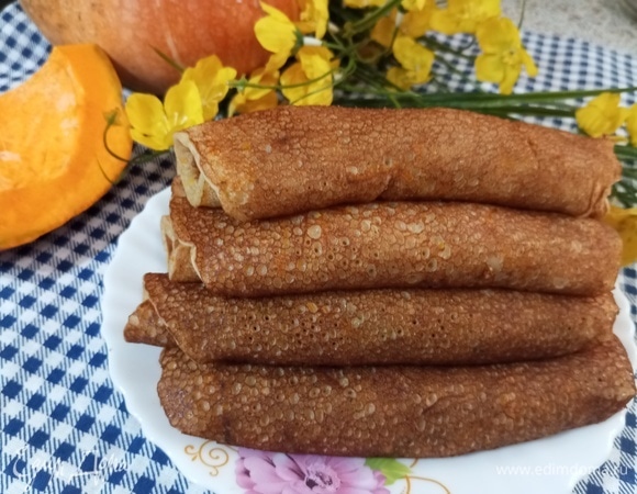 Блинчики с тыквой Блинчики с тыквой