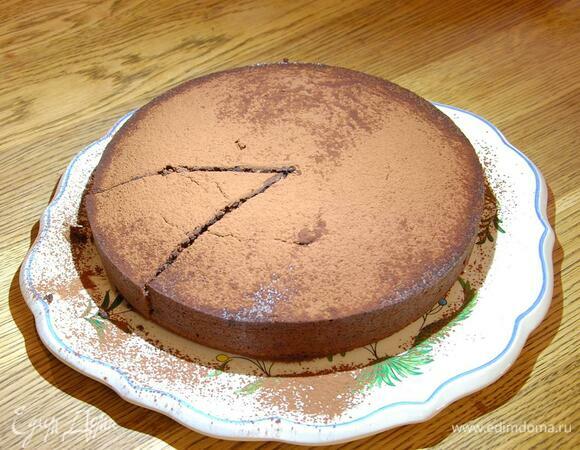 Шоколадный пирог на рисовой муке