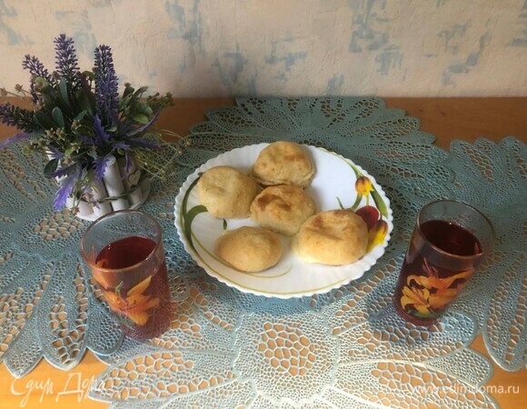 Пирожки из поленты с сыром, творогом и зеленью Пирожки из поленты с сыром, творогом и зеленью