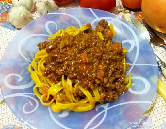 Тальятелле болоньезе