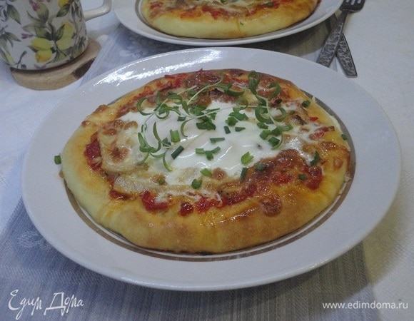 Порционная пицца на завтрак Порционная пицца на завтрак