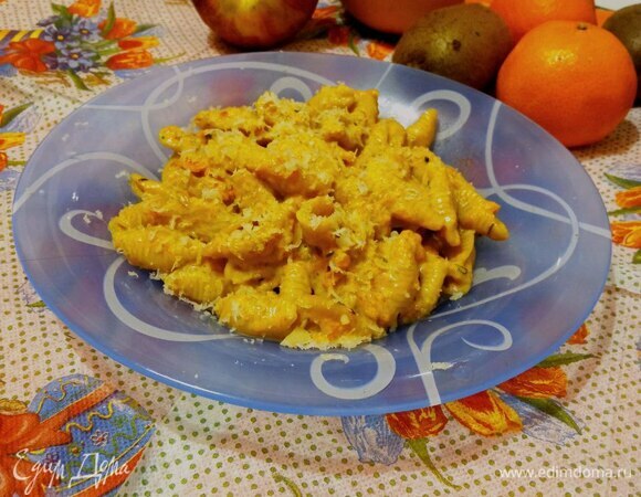 Паста с тыквенным соусом Паста с тыквенным соусом