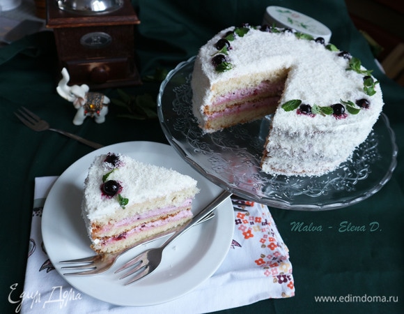 Нежный бисквитный торт Нежный бисквитный торт