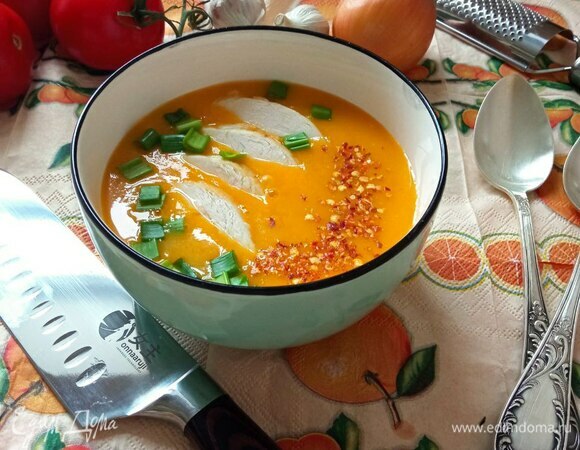 Суп-пюре с тыквой и цветной капустой Суп-пюре с тыквой и цветной капустой