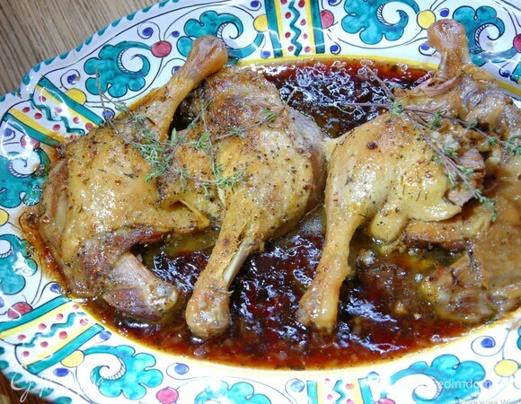 Утиные ножки в сладком соусе Утиные ножки в сладком соусе