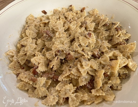 Классическая паста карбонара с гуанчале 