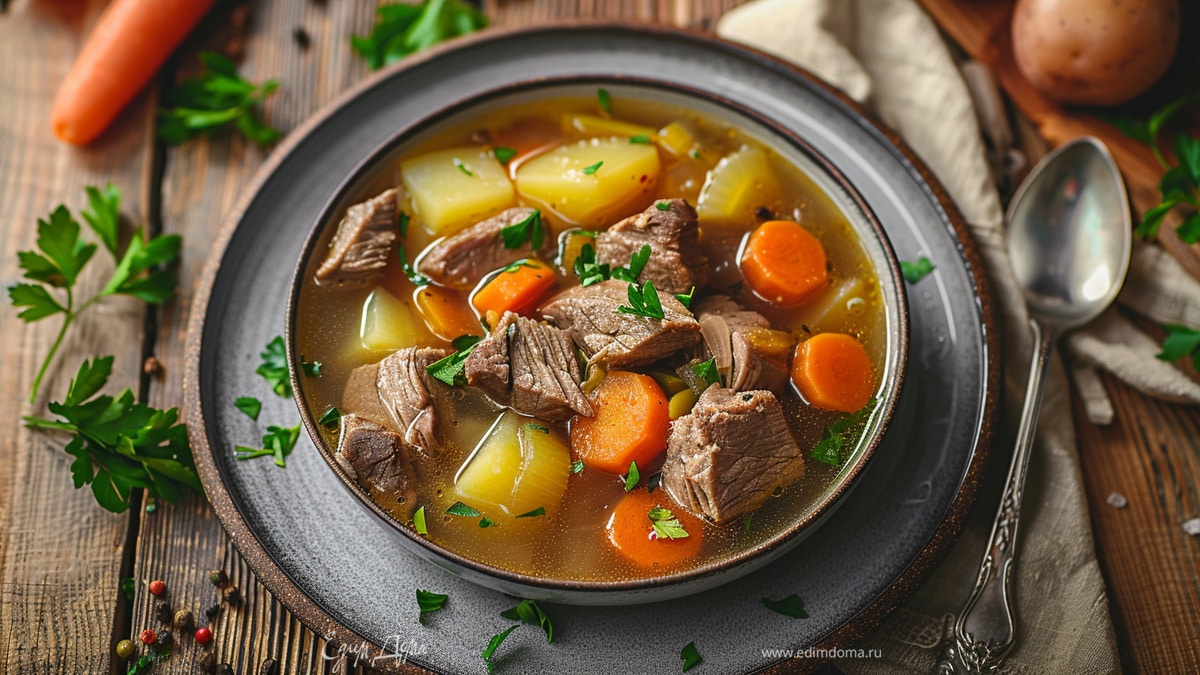 Суп из говядины