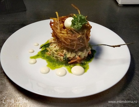 Салат «Гнездо кукушки»