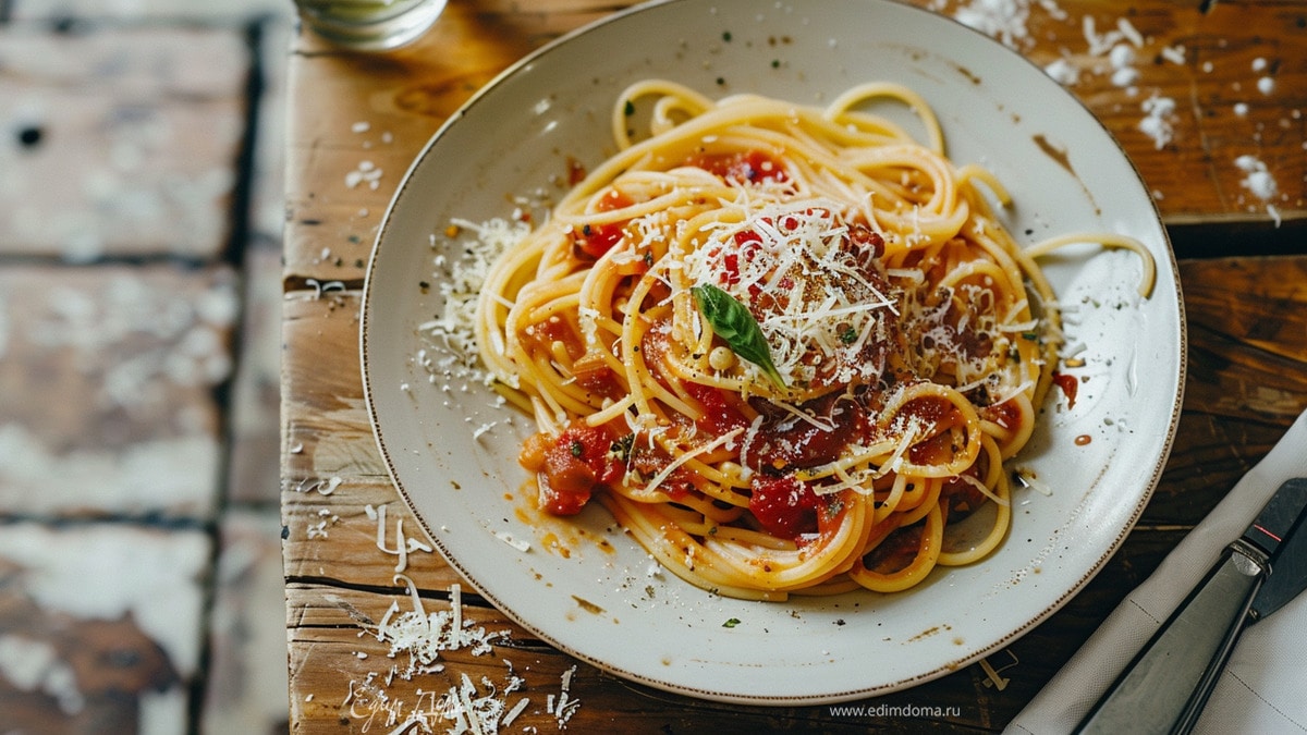 ПП-паста аррабьята с цельнозерновыми макаронами