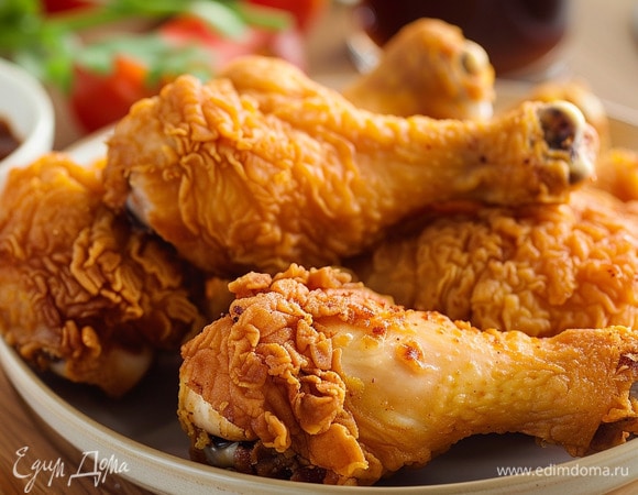Запеченные куриные ножки в стиле KFC Запеченные куриные ножки в стиле KFC