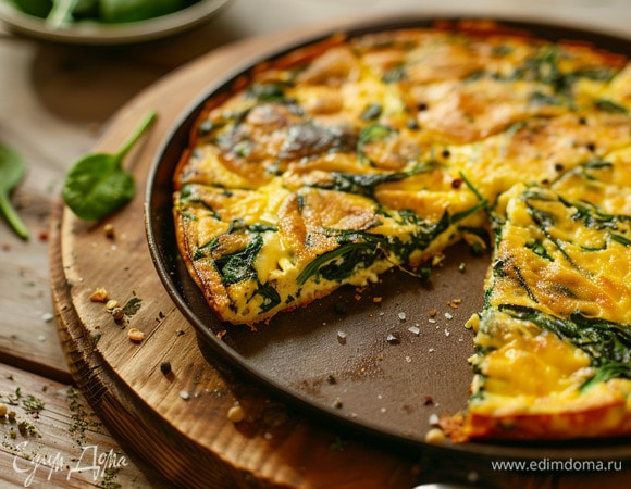 Фриттата со шпинатом Фриттата со шпинатом