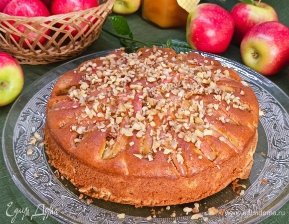 Пирог с курагой и яблоками Пирог с курагой и яблоками