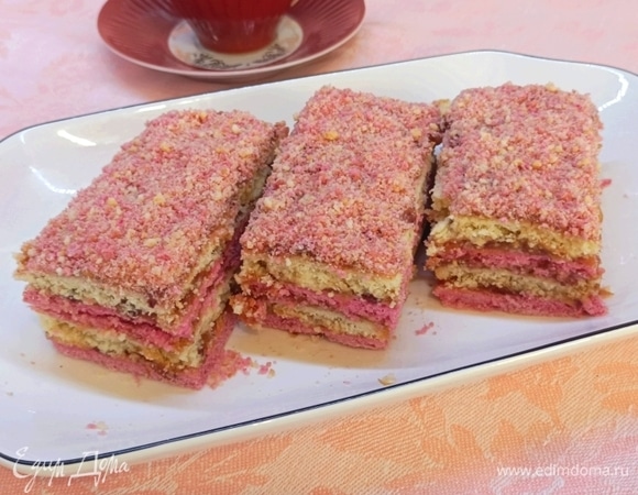 Песочное пирожное с джемом Песочное пирожное с джемом