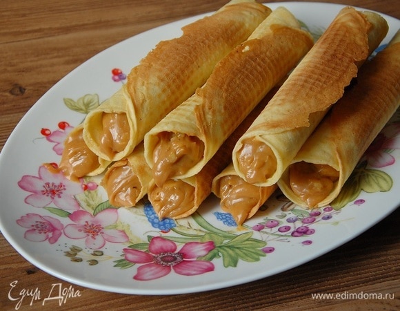 Трубочки со сгущенкой 