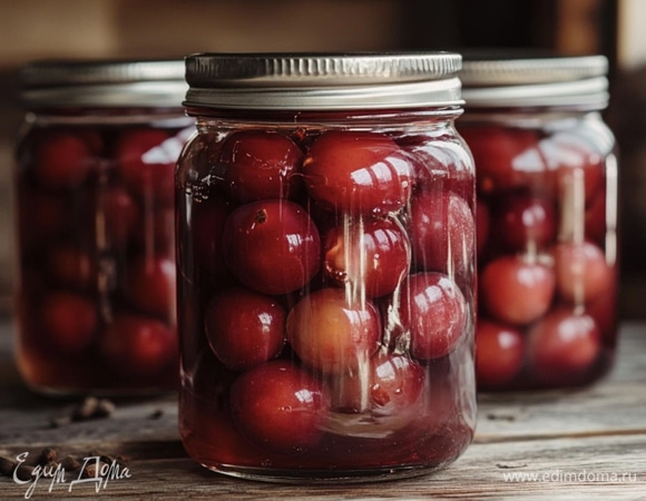 Красная алыча в сиропе на зиму Красная алыча в сиропе на зиму