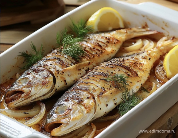 Запеченный берш Запеченный берш