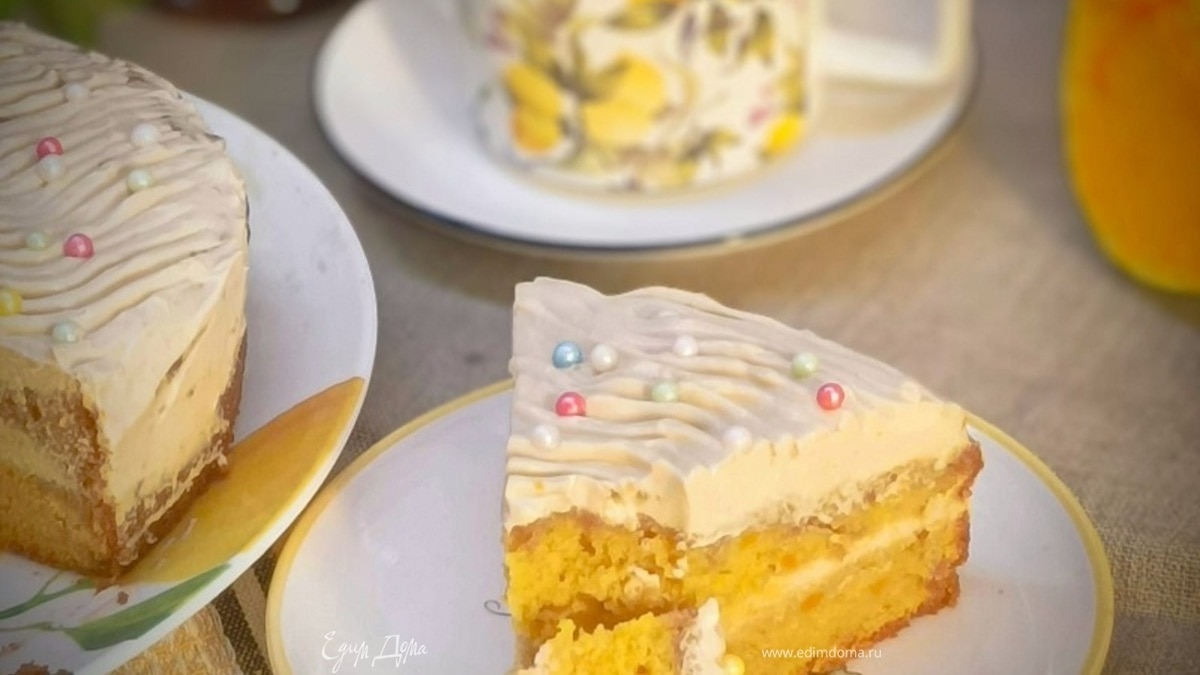 Тыквенный кекс с кофе