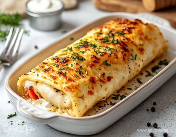 Рыба, запеченная  в лаваше