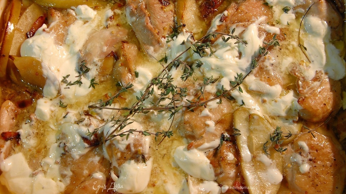 Курица по-нормандски