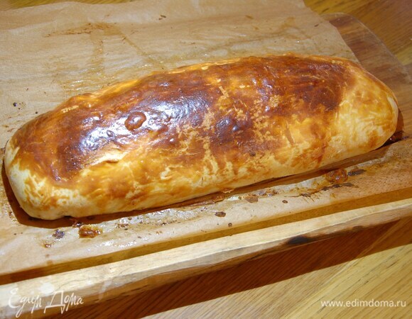 Штрудель со спаржей, артишоками и пармезаном Штрудель со спаржей, артишоками и пармезаном