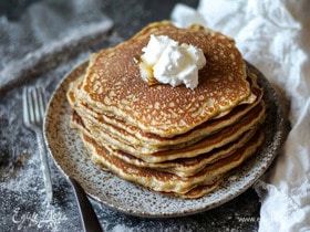 Постные блины из ржаной муки