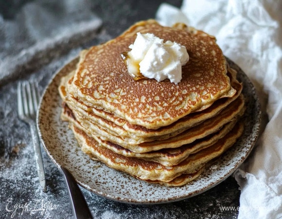 Постные блины из ржаной муки