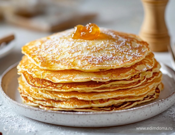Постные блины на крахмале