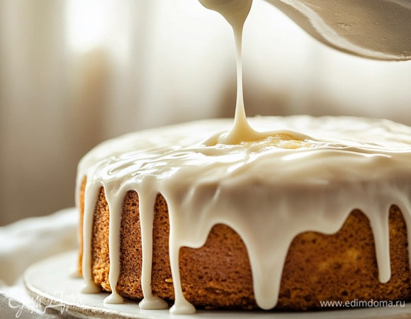 Простая глазурь для кулича Простая глазурь для кулича